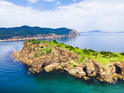 东北虎林园大连4A风景区棒棰岛景区背景