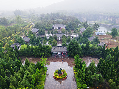 5A风景区芒砀山汉文化旅游区陈胜墓背景