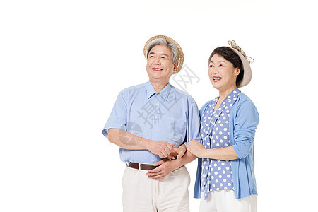甜蜜的退休老年夫妻图片