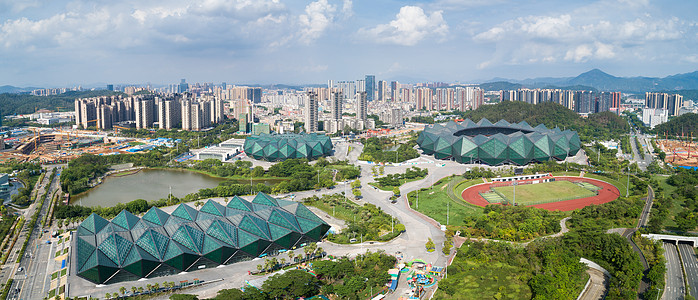 深圳龙岗中心城深圳龙岗大运中心背景