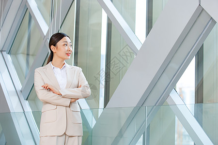 职场白领商务女性形象背景图片