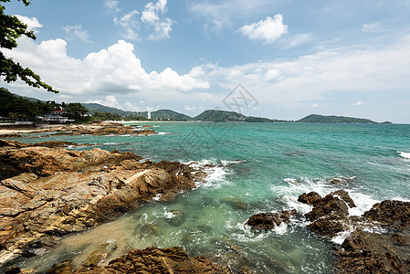 泰国普吉岛海边风景背景图片