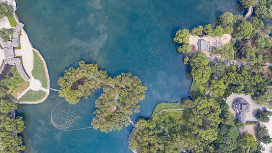 章丘济南百脉泉风光背景