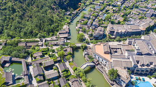 北京密云古北水镇背景