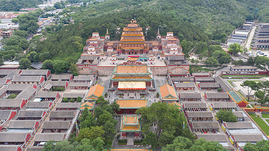 河北承德普宁寺古建筑图片