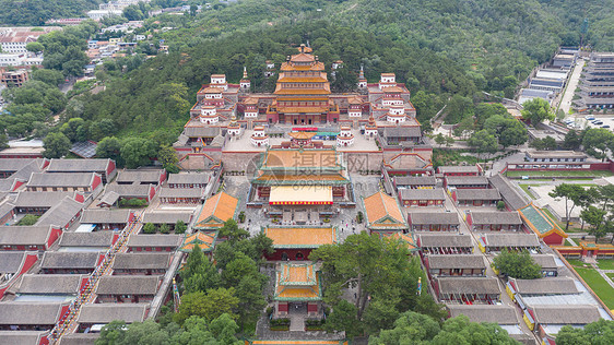 河北承德普宁寺古建筑图片