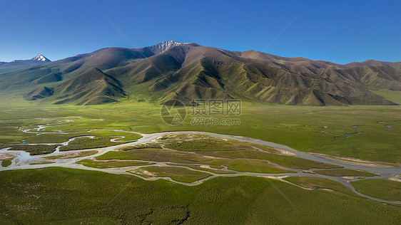 5A景点新疆巴音布鲁克草原湿地风光图片