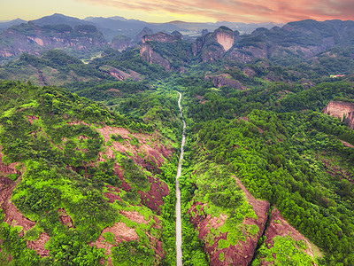 5A风景区世界遗产龙虎山丹霞地貌图片