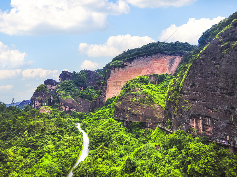 5A风景区世界遗产龙虎山丹霞地貌图片