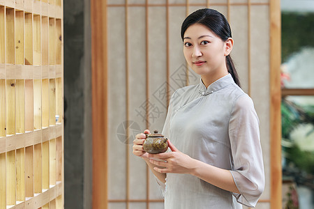 女茶艺师形象图片