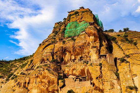 永宁山古寨背景图片