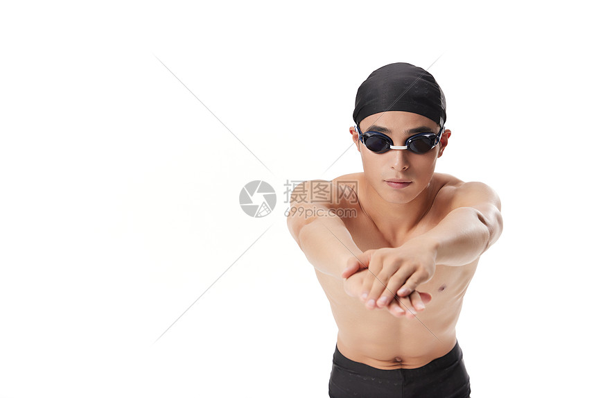 游泳跳水运动员图片