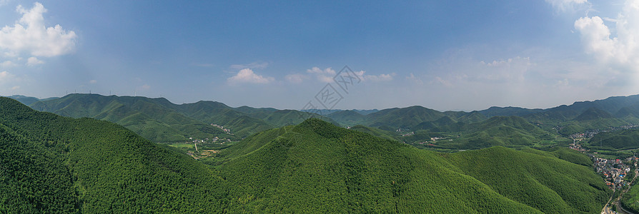 航拍湖州著名旅游景点莫干山高清图片