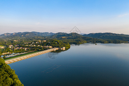 溧阳5A景区天目湖背景图片