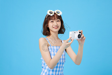 拿相机的头像背景