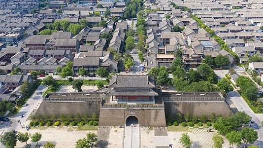 山东聊城古城风光背景图片