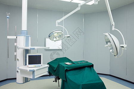 医院手术室手术病床场景图片
