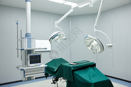 医院手术室手术病床场景图片