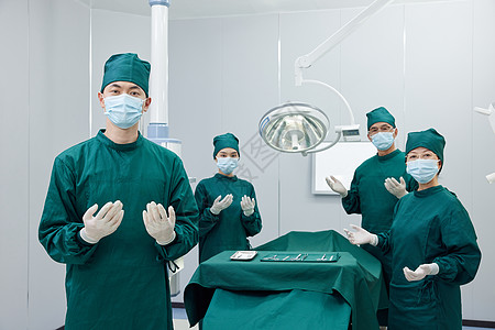 手术室外科医护人员形象图片
