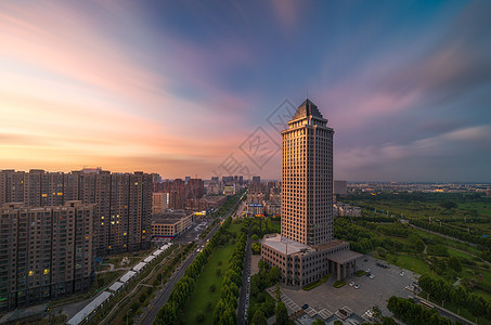 沿海地区城市风光图片