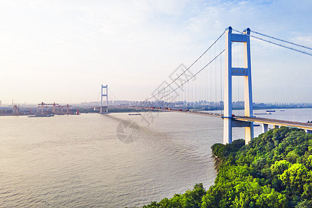 江阴大桥航拍背景图片