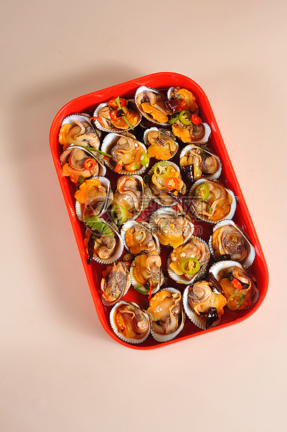 辣卤毛蚶美食摄影