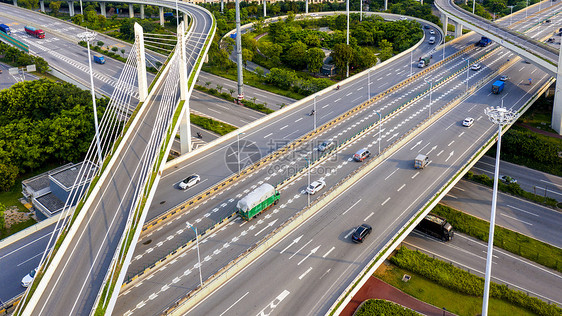 航拍佛山交通道路图片