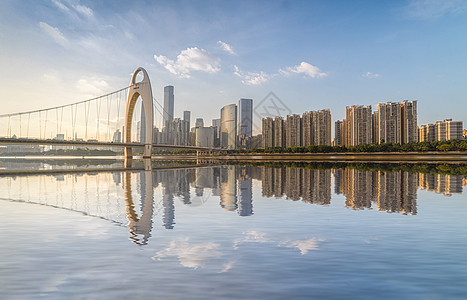 广州天河cbd大气广州城市中轴线天河cbd广州塔背景