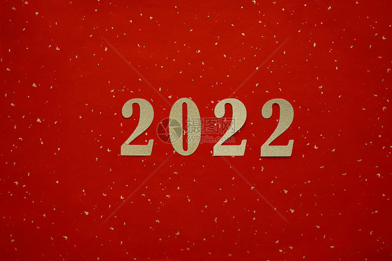 2022年红色撒金字图片