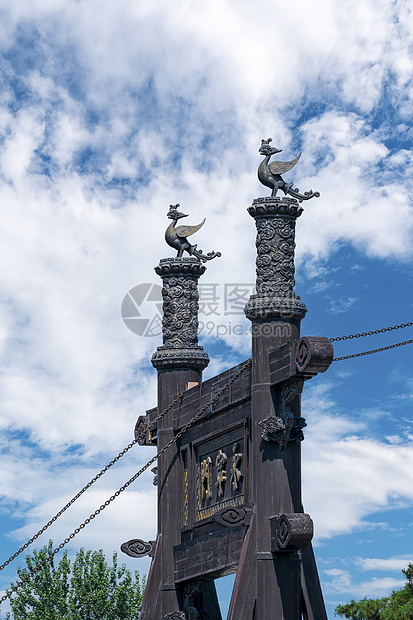 著名历史文化的西安铜雀在天图片