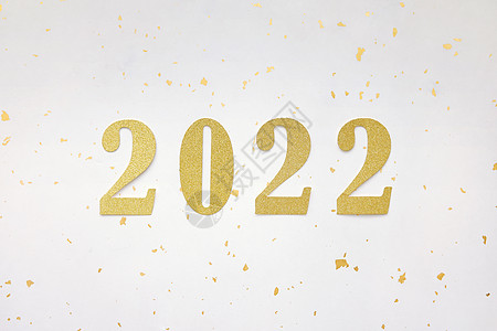 年喜庆字母数字2022撒金数字背景