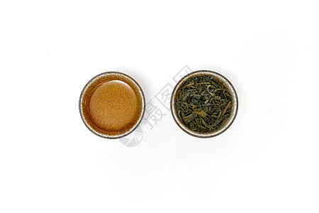 茶汤与茶叶图片
