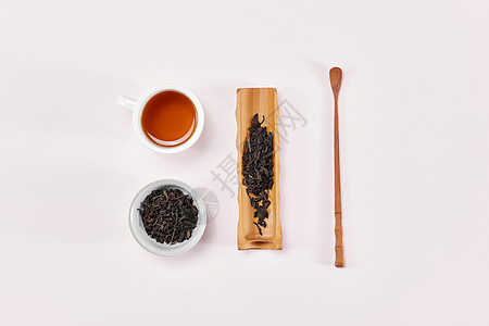 茶具与茶叶金骏眉红茶茶汤茶素材高清图片