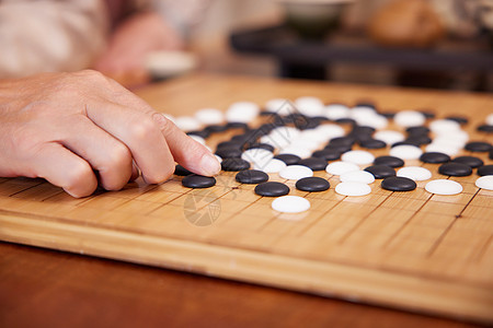 下围棋特写图片