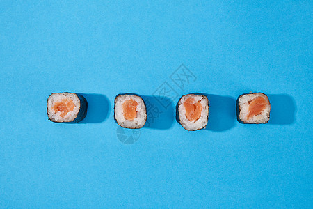 美味寿司彩色创意概念图片