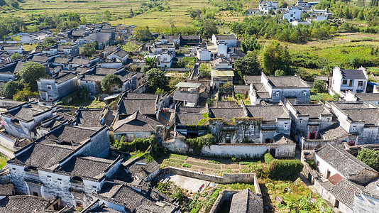 安徽黄山关麓古村背景图片