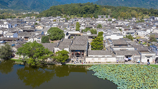 安徽黄山市黟县宏村风光图片