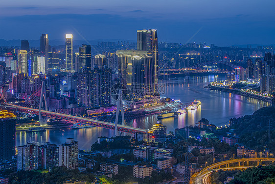 重庆城市建筑夜景图片