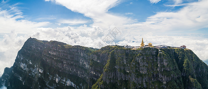 峨眉山金顶风光图片