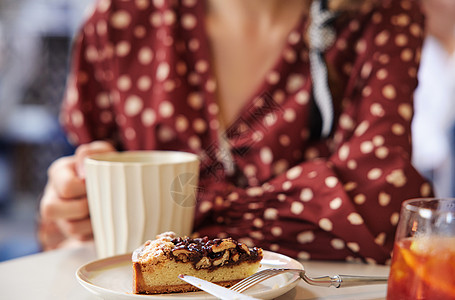 甜品图片惬意下午茶时光特写背景