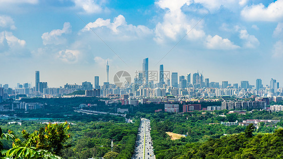 广州地标珠江新城cbd建筑群图片