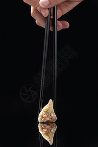 白菜猪肉馅的风味水饺图片