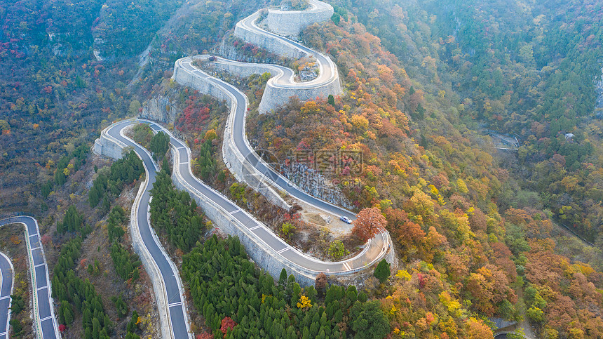 山东青州市仰天山秋季风光图片