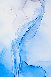 创意水墨青花瓷蓝色背景图片
