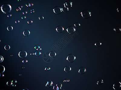 空中漂浮的泡泡背景图片