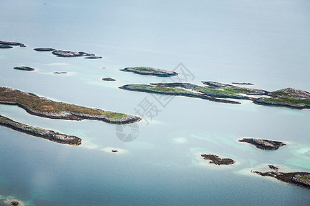 对死海岛屿的空中观察图片