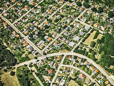 德国勃兰登堡城市郊区地貌图片素材