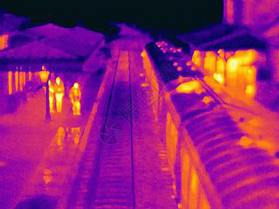 蒸汽列车热图像背景图片
