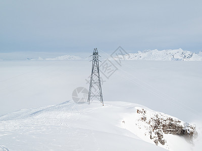 雪中的阿尔卑斯山图片