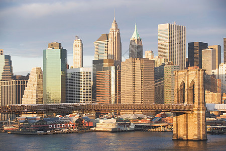 纽约市布鲁克林大桥图片